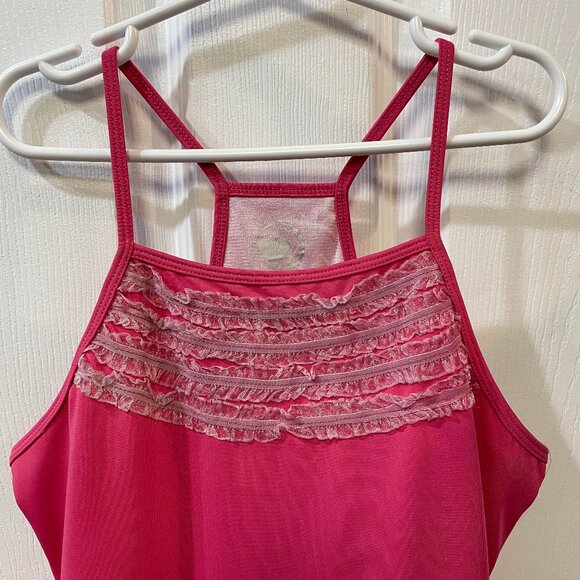 Children's Pink Ruffle Tank - Picture 3 of 3